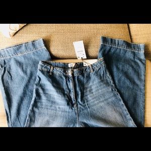 Zara high waisted wide leg jeans